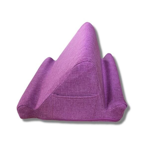 Laptop Tablet Stand Duo Multifunctional w  Pockets Purple Padded - Picture 1 of 4